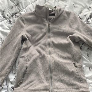 Gray North face jacket